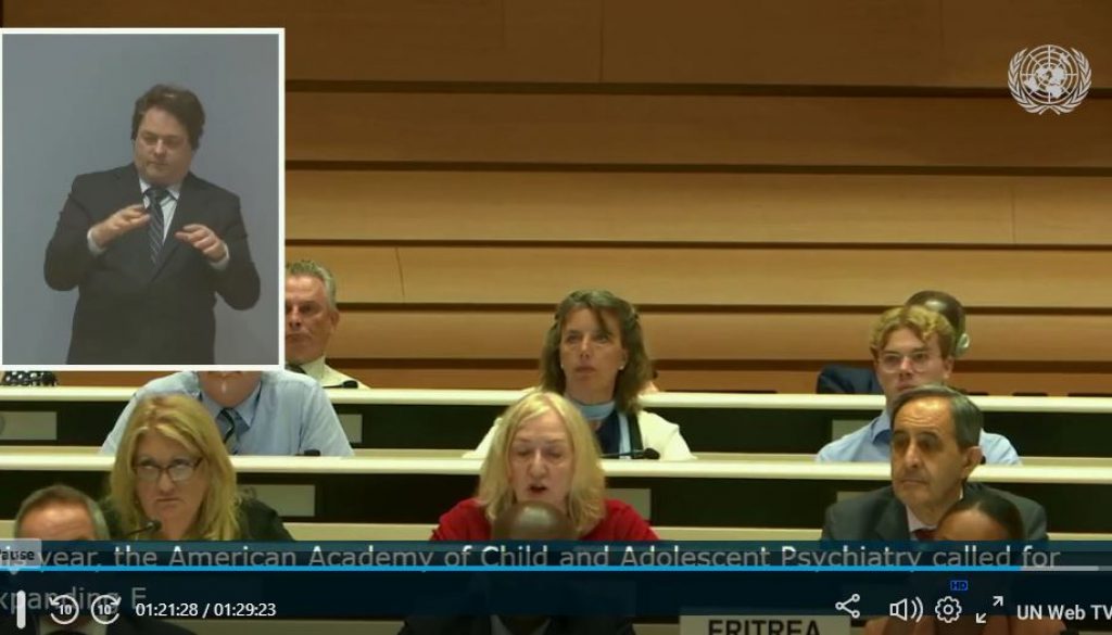 Intervention de la CCDH à l'ONU le 11 août 2025